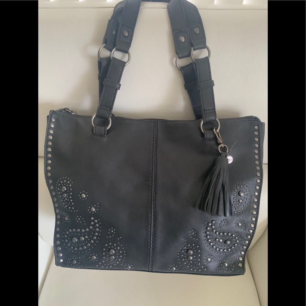 The Sak Silverlake Vintage Finish Leather Bag BLK